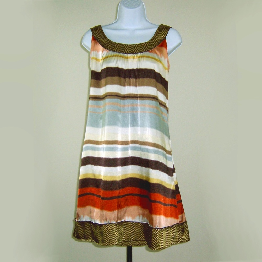 Multicolored Stripe BCBGMaxAzria Dress Size Medium